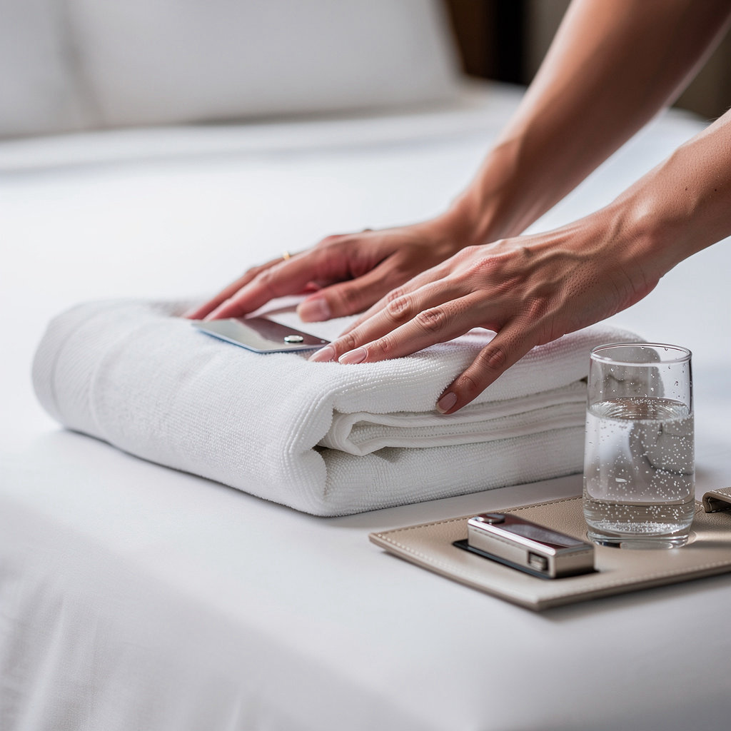 Coast Village Inn guest room with modern comforts and stylish decor in Santa Barbara